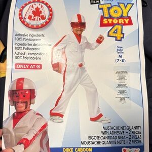 Disney Pixar Toy Story 4 Duke Caboom White and Red Duke Costume